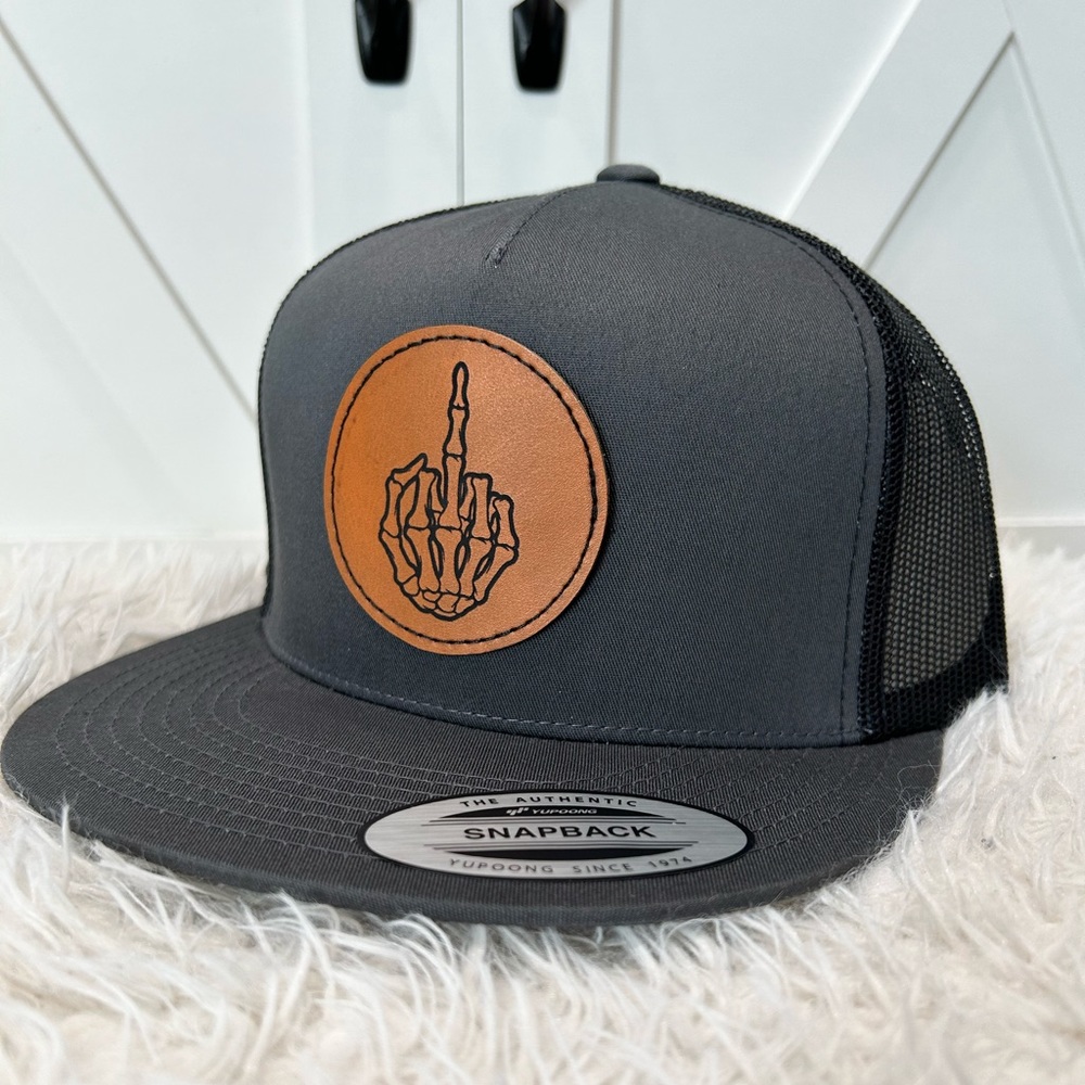 SnapBack hat skeleton hand